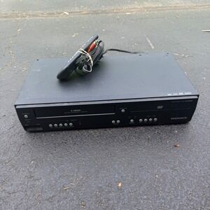 Magnavox DV220MW9 DVD Player VCR Combo 4 Head Hi-Fi VHS Black with Remote AV